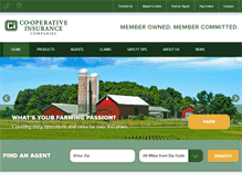 Tablet Screenshot of co-opinsurance.com